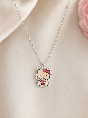 Vintage Hello Kitty Pendant‎ Charm Necklace